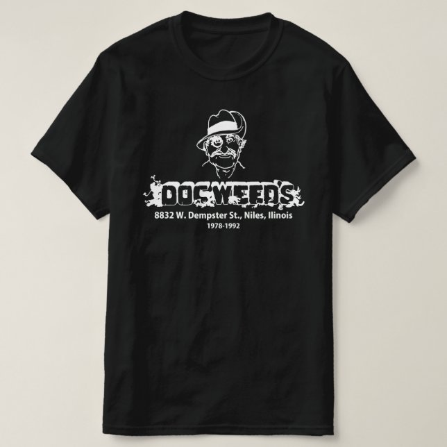 T-shirt Doc Weed's Restaurant, Niles, IL (Design devant)