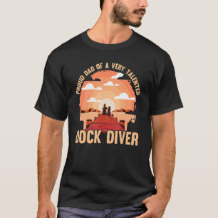 T-shirt Dock plongée Chien papa Dock plongeur
