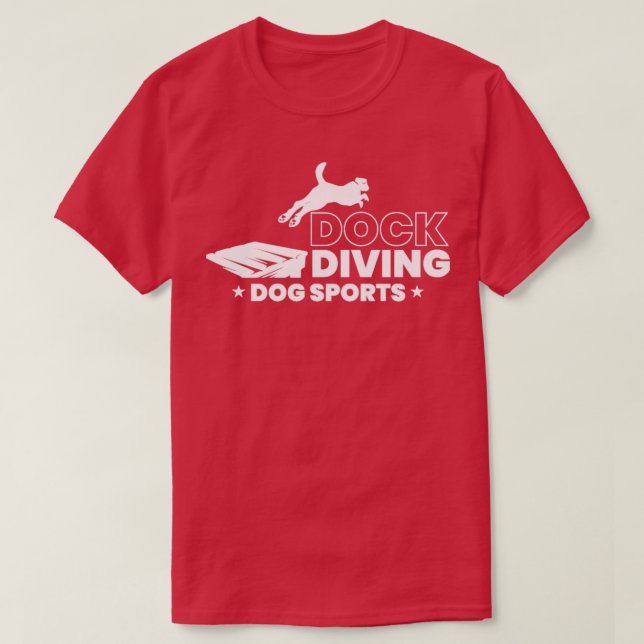 T-shirt Dock Plongée Chien Sport 1 (Design devant)