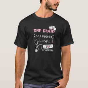 T-shirt Docteur Dnp Cerveau D'Un Docteur Coeur D'Une Infir