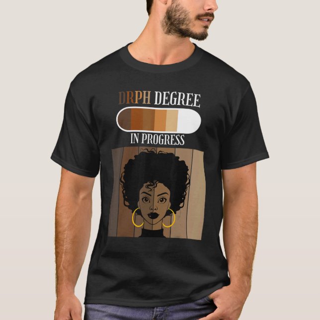 T-shirt Docteur en santé publique DrPH Degré en cours Bl (Devant)