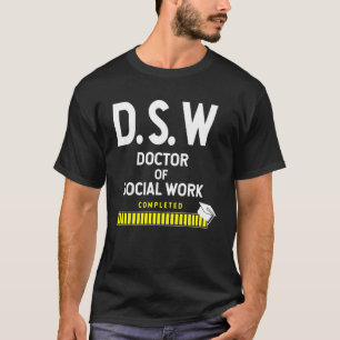 T-shirt Docteur En Travail Social Terminé Diplôme