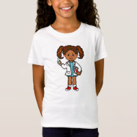 Docteur Girl de bande dessinée avec la grands