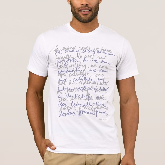 T-shirt Docteur Handwriting (Devant)