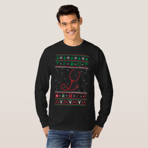 T-shirt Docteur Ugly Sweater Christmas