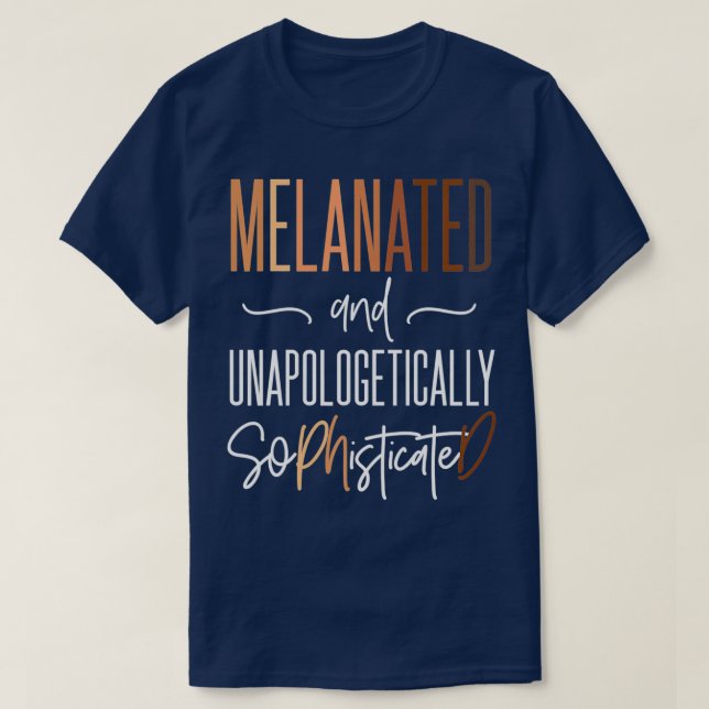 T-shirt Doctorant noir Diplôme de Diplôme Melanated Grad S (Design devant)