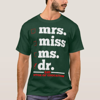 T-shirt Doctorat