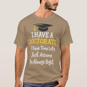 T-shirt doctorat