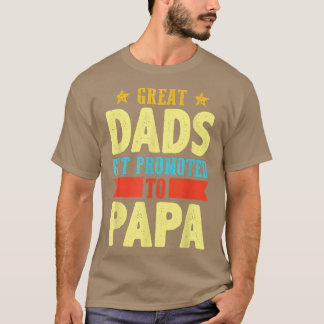 T-shirt Doctorat de papa Mens Great Papa Papa Father 