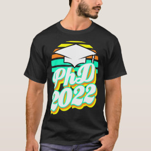 T-shirt Doctorat Doctorat Diplôme 2022 Rétro
