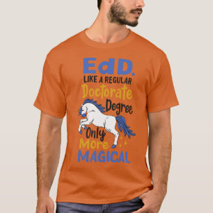 T-shirt Doctorat en éducation de l'Edd Recherche académiqu