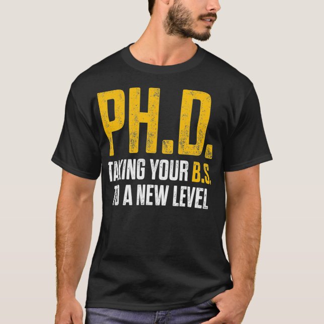 T-shirt Doctorat en thèse Dissertation Doctorat Graduation (Devant)