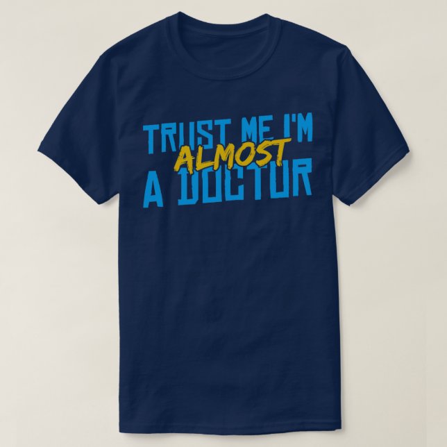 T-shirt Doctorat étudiant (Design devant)