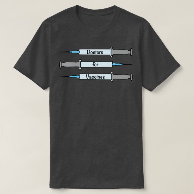T-shirt Doctors for Vaccines 2 (Design devant)