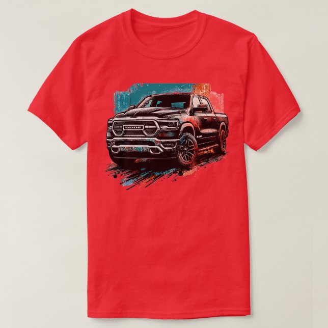 T-shirt Dodge Ram 1500 18 (Design devant)