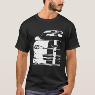 T-shirt Dodge Viper 1996 Gts Rayures 1