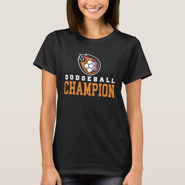 T-shirt dodgeball champion for a dodgeball player (Devant)