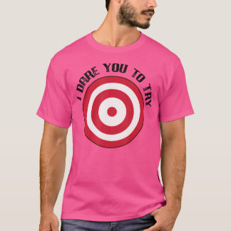 T-shirt Dodgeball Dare Target On Chest