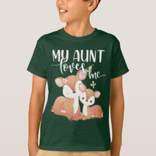 T-shirt Doe et Fawn Ma tante m'aime