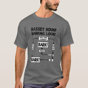 T-shirt Dog Barking Logic, Funny Dog Venin Idea, Funny Bas