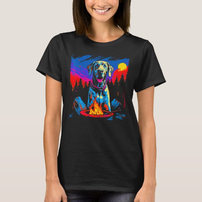 T-shirt Dog Great Dane Nature (Devant)