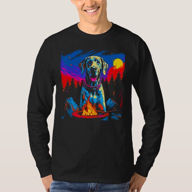 T-shirt Dog Great Dane Nature (Devant)