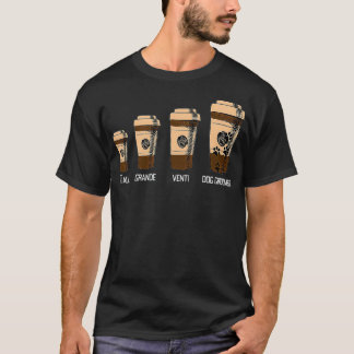 T-shirt Dog Groomer Big Coffee Lover Humor Job Career 