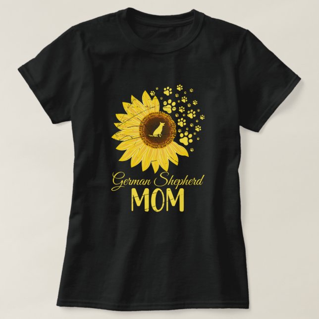 T-shirt Dog Lover Women Gift Just A Girl Who Loves German  (Design devant)
