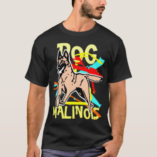 T-shirt dog malinois