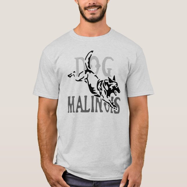 t-shirt dog malinois cheval (Devant)