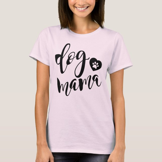 T-shirt dog maman (Devant)
