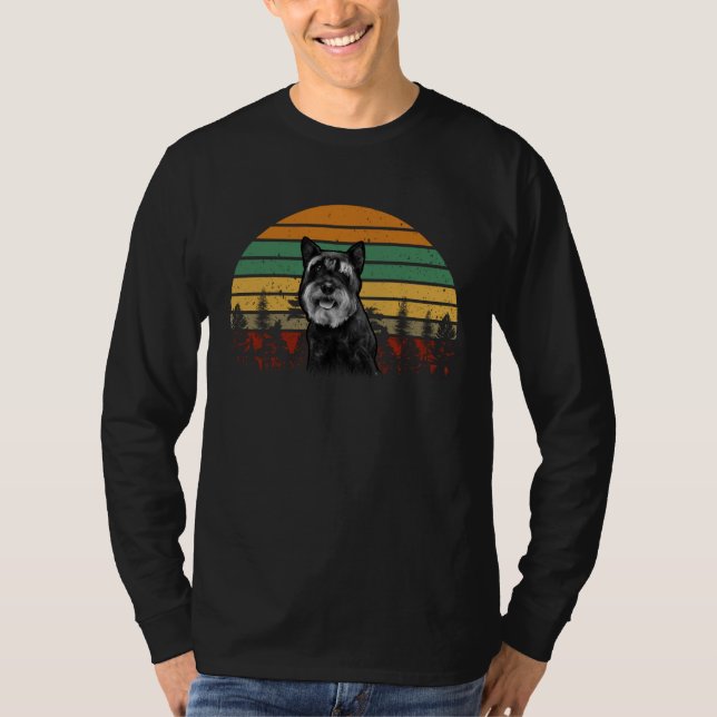 T-shirt Dog   Mini Schnauzer Womens Miniature Schnauzer (Devant)