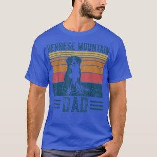 T-shirt Dog Papa bernois Vintage Bernese Mountain Dad