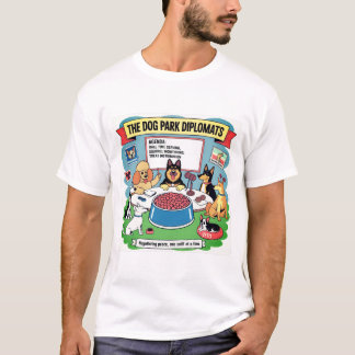 T-shirt Dog Park Diplomates Drôle Humour Tee