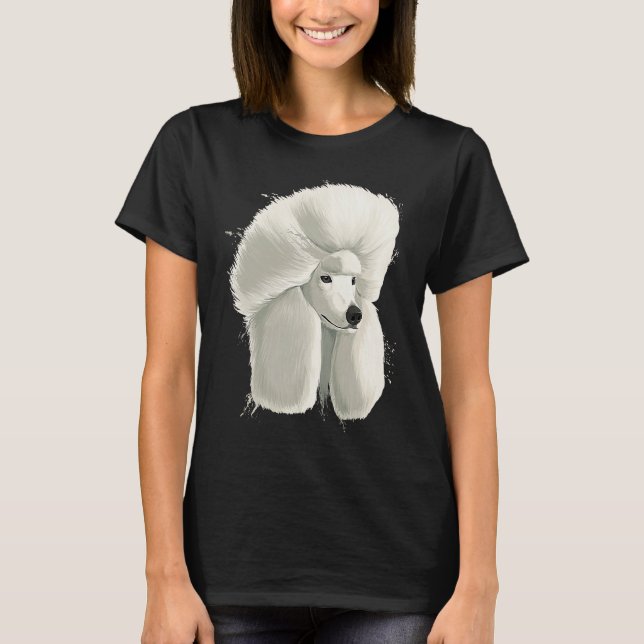 T-shirt Dog Poodle (Devant)