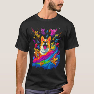 T-shirt Dog Welsh Corgi Heaven