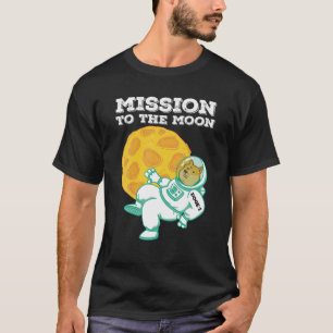 T-shirt Doge-1 Mission À La Lune Dogecoin Hodl Funny Cry