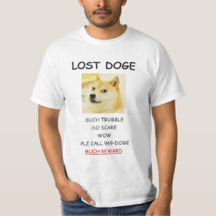 T-shirt Doge a perdu le mème Doggo GRANDE RÉCOMPENSE !