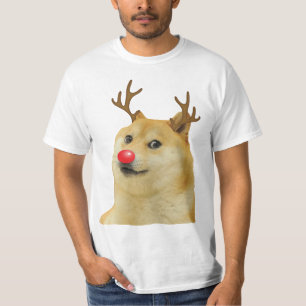 T-shirt Doge Dogright Doggo Chien Carte de Mème de Noël ro