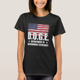 T-shirt DOGE Ministère de l'Efficacité gouvernementale D.O