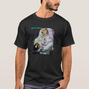 T-shirt Doge superbe d'astronaute de Shibe
