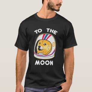 T-shirt Dogecoin À La Lune Cool Doge Coin Crypto Currenc