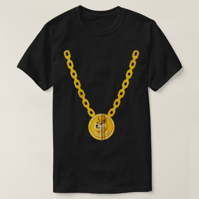 T-shirt Dogecoin Bling Funny Blockchain HODL Cryptocurrenc (Design devant)