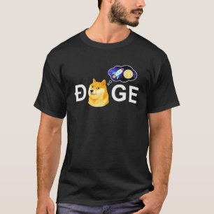 T-shirt Dogecoin Doge Hodl Au Rêve De Mème De Crypto Lune