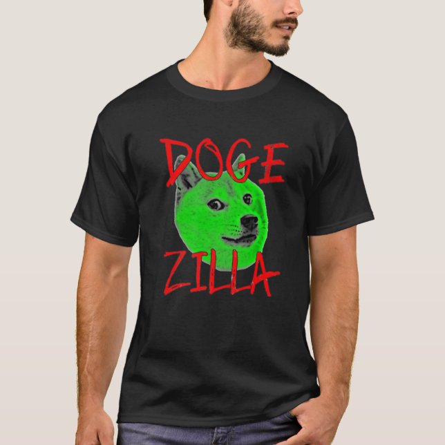 T-shirt Dogecoin Doge HODL Crypto Meme Dogezilla Shi drôle (Devant)