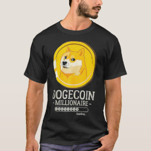 T-shirt Dogecoin drôle Millionaire HODL Doge Coin Crypto