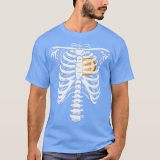 T-shirt Dogecoin Heart Skeleton Rib Cage Love Doge HODL Sk