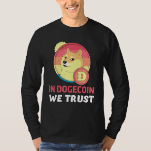 T-shirt Dogecoin Moon Dab Cryptomonnaie Bitcoin Dogecoin