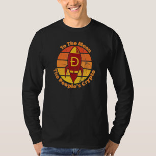 T-shirt Dogecoin Peuples Devise Mème Vintage Cryptocurre