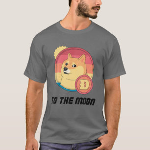 T-shirt Dogecoin To Moon CryptoCurrency Dogecoin Meme